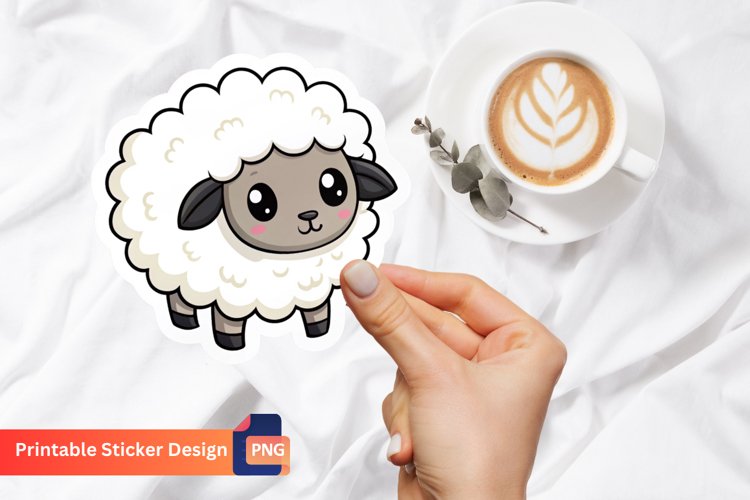 Cute Sheep Clipart Image 11