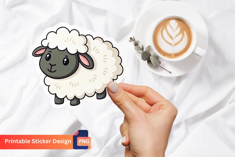 Cute Sheep Clipart Image 13