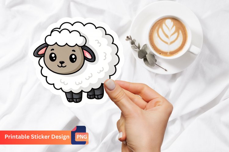 Cute Sheep Clipart Image 14