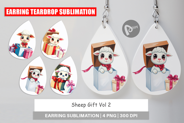 Earring Sheep Gift