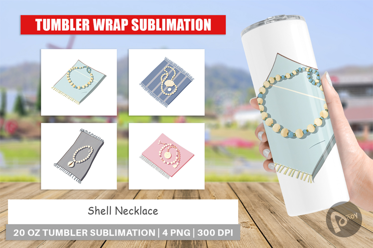 Tumbler Shell Necklace