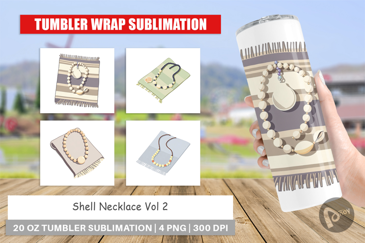 Tumbler Shell Necklace