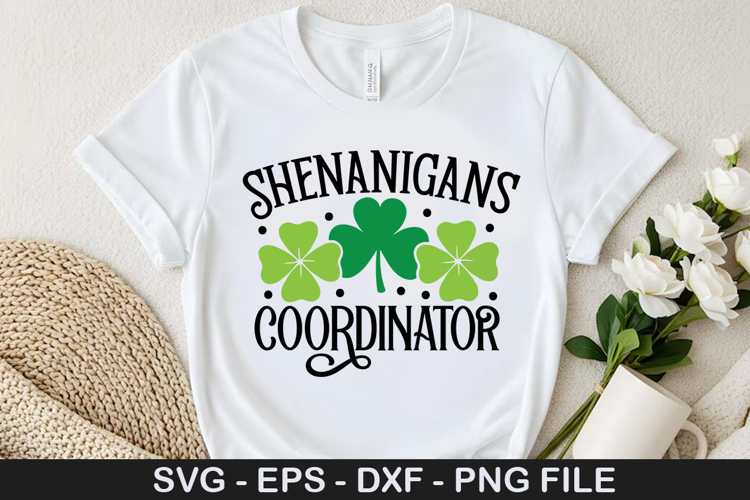 Shenanigans Coordinator SVG - St. Patricks Day Design