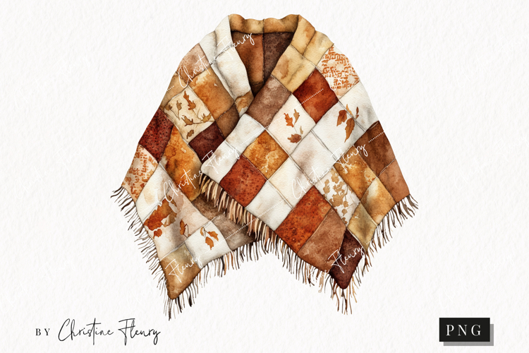 Cozy Fall Blanket PNG