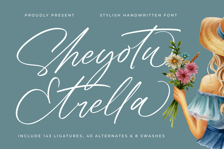 Sheyotu Etrella - Stylish Handwritten Font