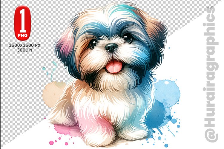 Shih Tzu Clipart Image 20