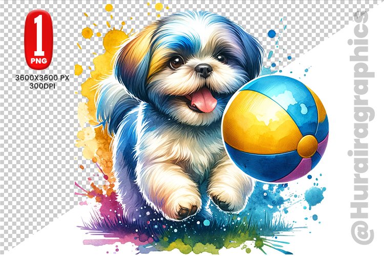Shih Tzu Clipart Image 22