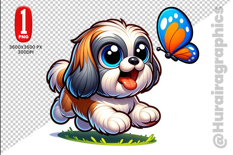 Shih Tzu Clipart Image 16
