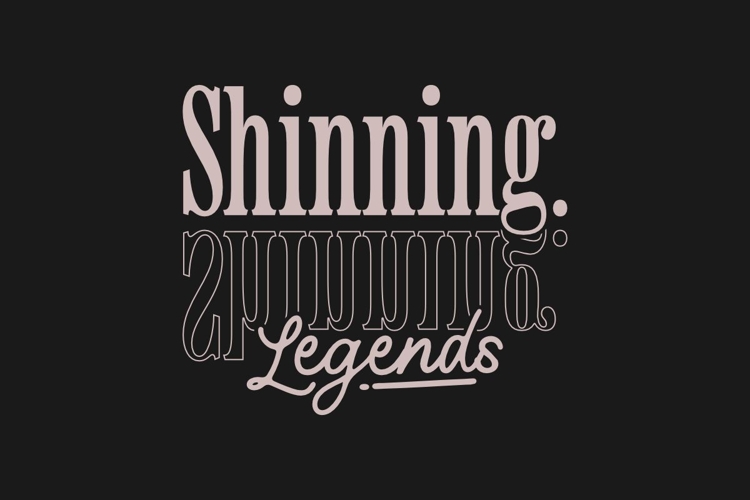 Shinning Legends Urban Streetwear T-shirt Design