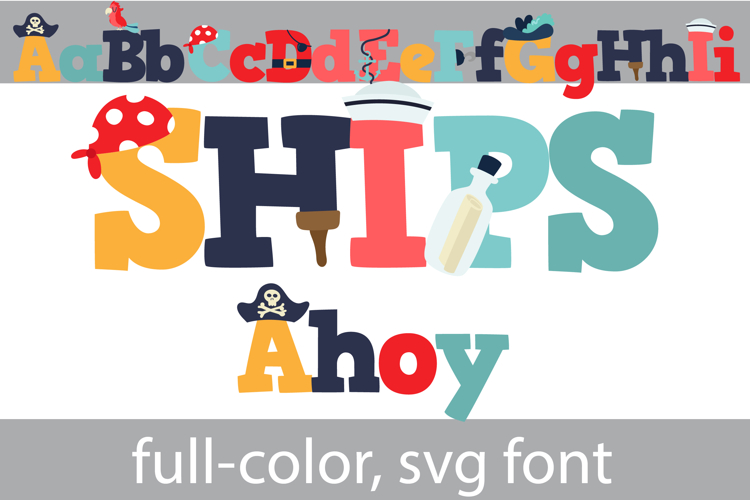 Ships Ahoy Color Font