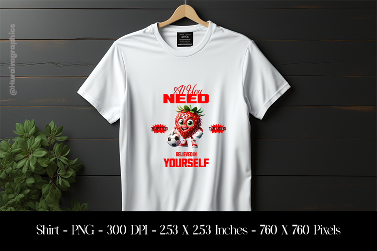All You Need Belive In Belive Yourself T-Shirt Sublimation D