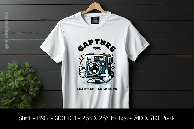 Capture Your Beautiful Moments T-Shirt Sublimation Design PN