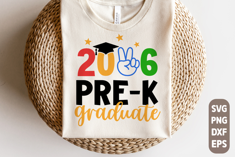 Pre-k Grade 2026 SVG, Graduation SVG, Pre-k Graduate T-shirt