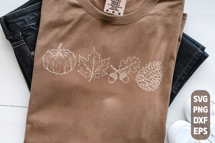Boho Fall Shirt SVG | Boho Pumpkin PNG | Retro Autumn PNG