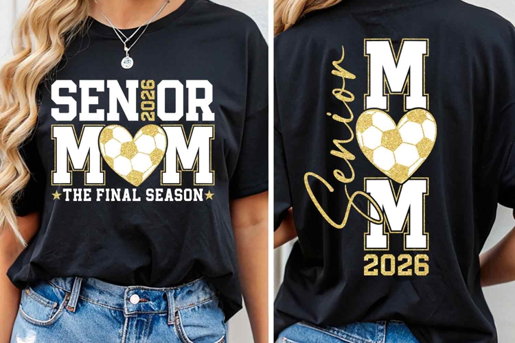 Senior Soccer Mom 2026 Svg Png Soccer Mom Svg Senior Soccer