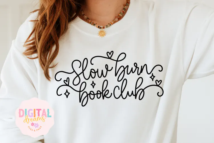 Slow Burn Book Club SVG PNG