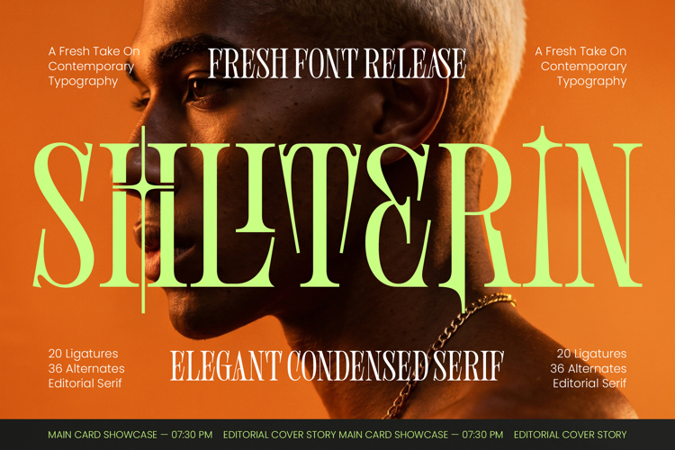 Shliterin Elegant Condensed Serif