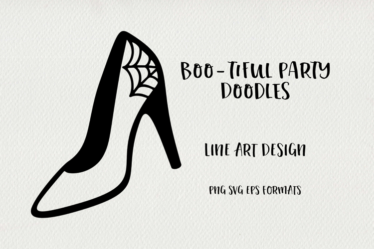Funny Halloween Line Art Clipart SVG|PNG|EPS