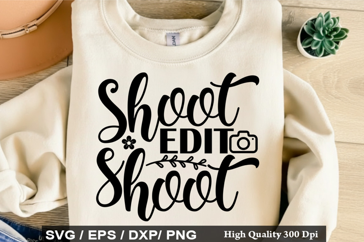 Shoot Edit shoot - Photographer SVG Design