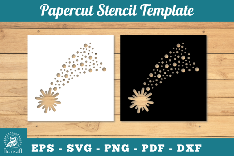 Shooting Stars Svg Image 12