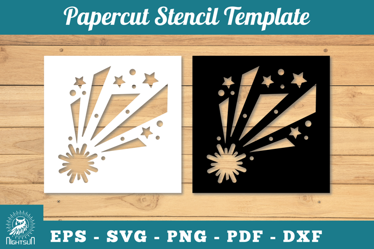 Shooting Stars Svg Image 3