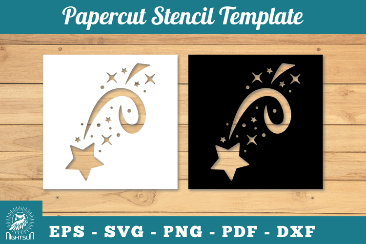 Shooting Stars Svg Image 5
