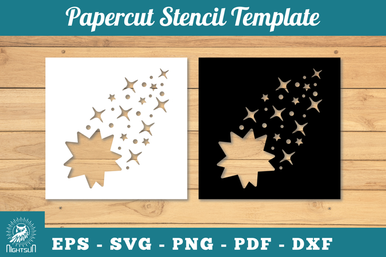 Shooting Stars Svg Image 4