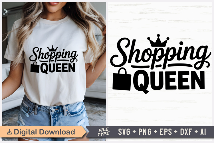 Shopping Queen SVG, Black Friday SVG, Black Friday Shirt SVG