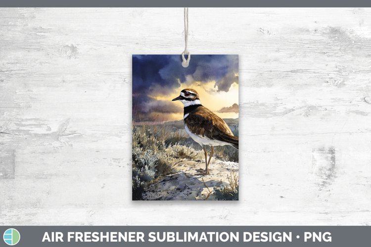 Killdeer Shorebirds Sunset Air Freshener Sublimation Design