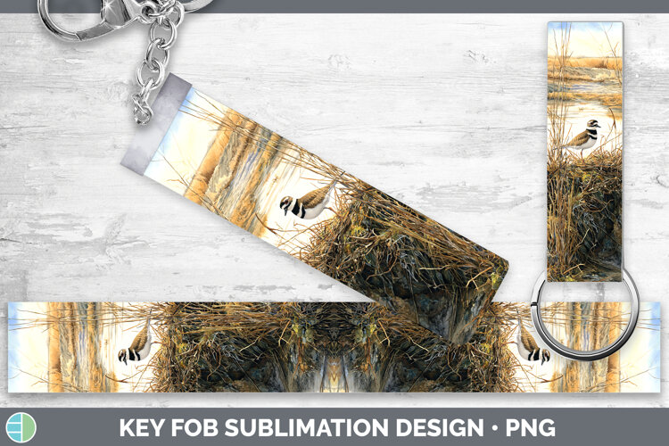 GorgeousShorebirds Sunset Key Fob design.