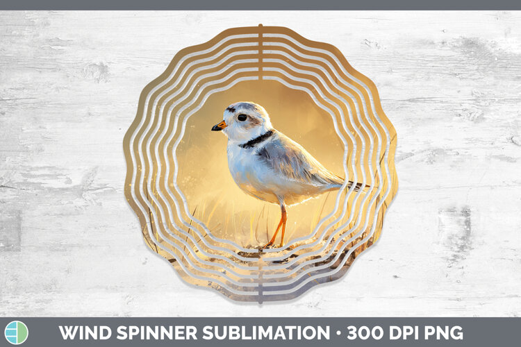 GorgeousShorebirds Sunset Wind Spinner design.