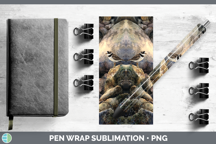 Semipalmated Plover Shorebirds Sunset Pen Wrap Sublimation D