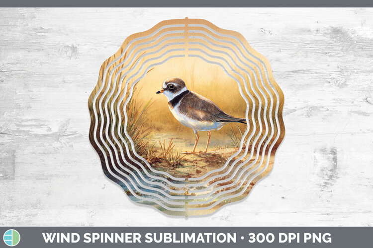 GorgeousShorebirds Sunset Wind Spinner design.