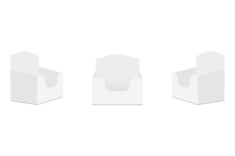 POS DIsplay Boxes, Front And Side View example image 1