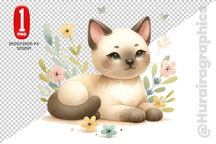Cute Cat Clipart Image 22