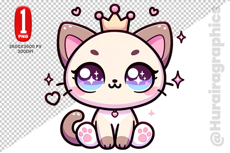 Cute Cat Clipart Image 3