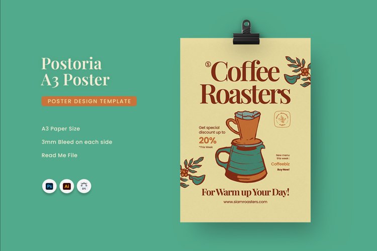 Basic Postera Postoria - Poster Template