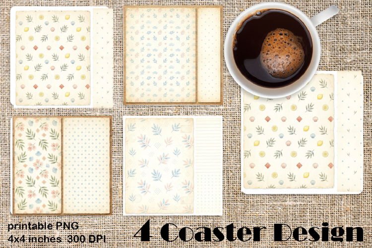 Sicilian Tile ceramics in chinoiserie style Square Coaster