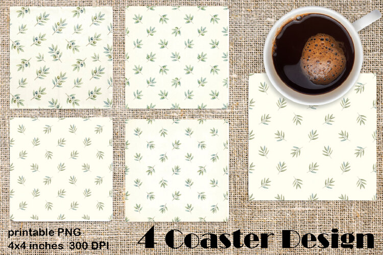 Sicilian Tile ceramics in chinoiserie style Square Coaster example image 1