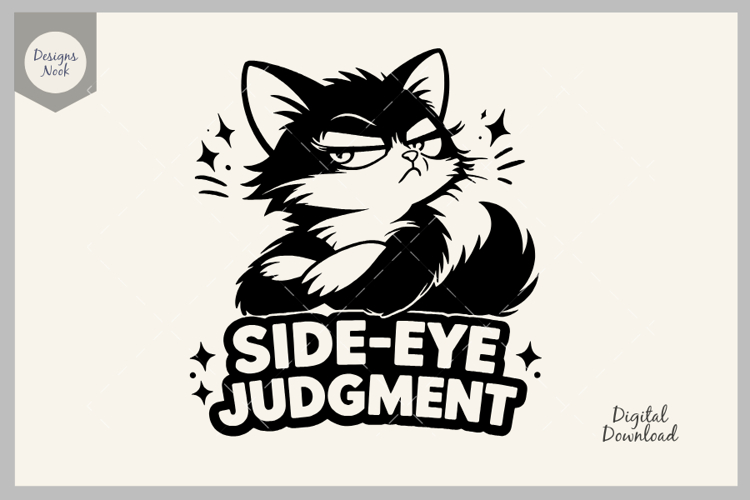 Cute Cat SVG, Cat Silhouette, Kitten Svg, Cute Cat Clipart