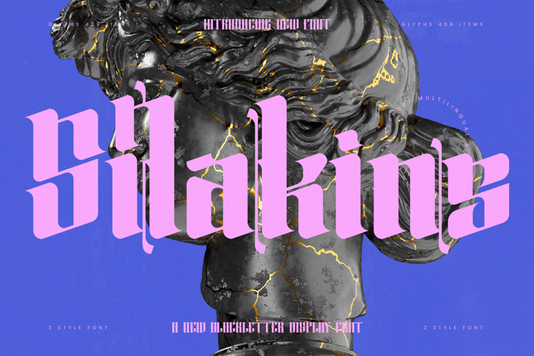 Silakins - New Blackletter Display Font