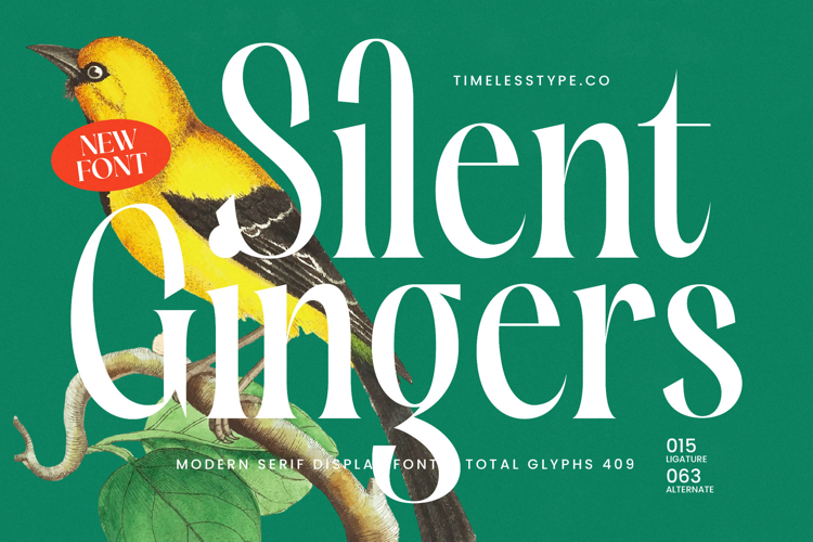 Silent Gingers - Modern Serif Display