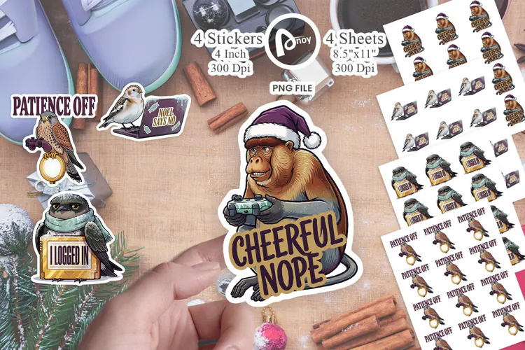Silent Stream Room Low-Cheer Crew Sticker