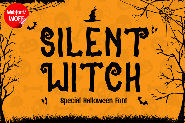 Silent Witch | Halloween Decorative Webfont for Spooky Ideas