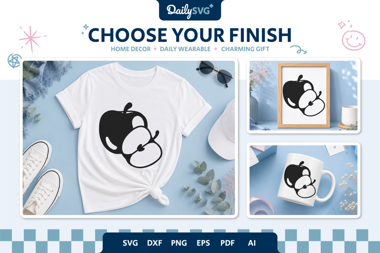 Apple Fruit SVG - Autumn Cut File