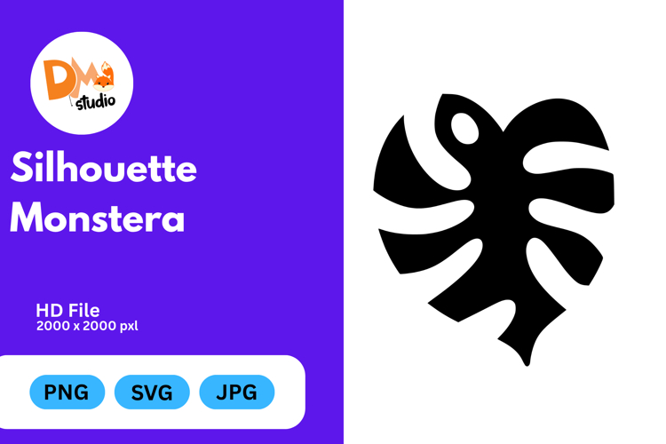 Monstera Silhouette Image 18