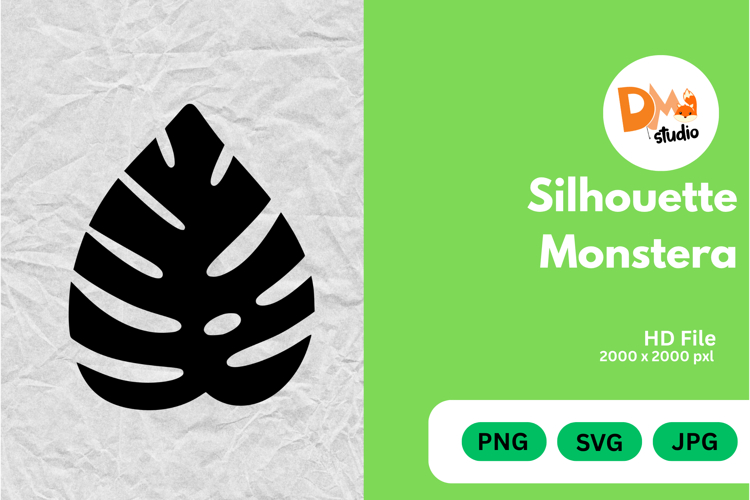 Monstera Silhouette Image 12