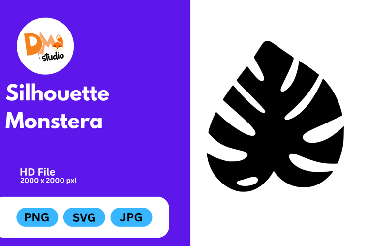 Monstera Silhouette Image 10