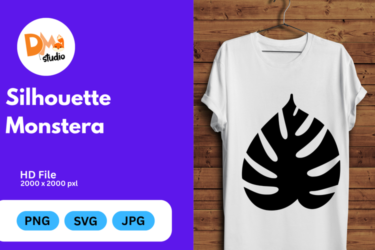 Monstera Silhouette Image 9