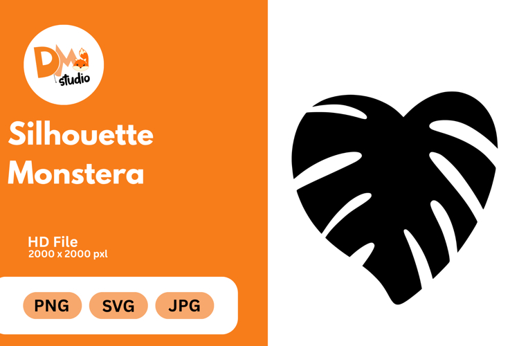 Monstera Silhouette Image 8